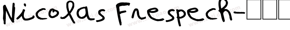 Nicolas Frespech字体转换